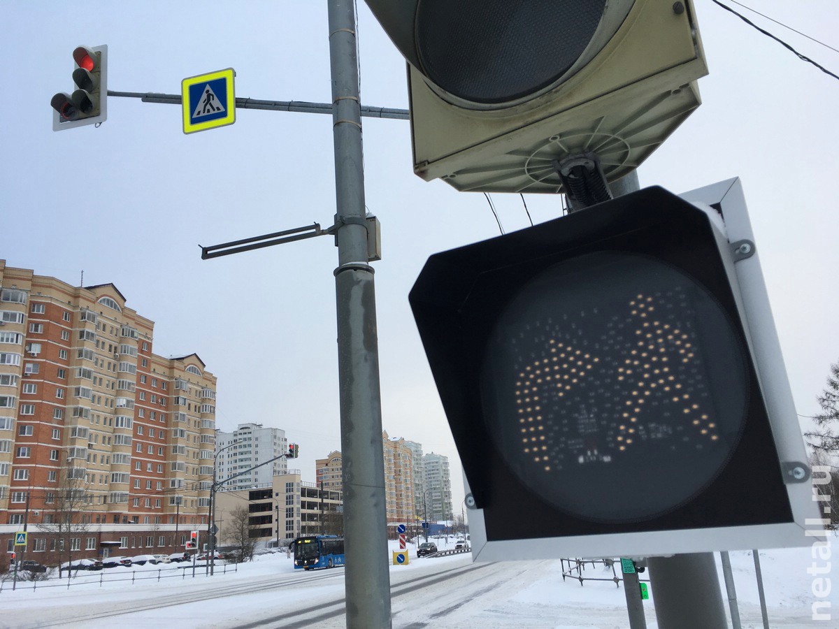 Зеленоград, новости: В Зеленограде начали устанавливать новые допсекции на  светофорах