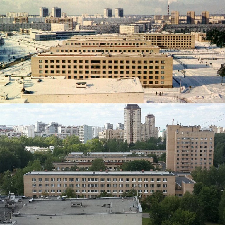 Вид с корпуса 504 в сторону общежития МИЭТа